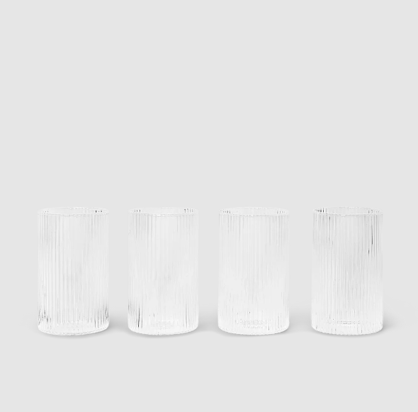 Cклянка Ripple Verrines від Ferm Living (набір 4 шт).