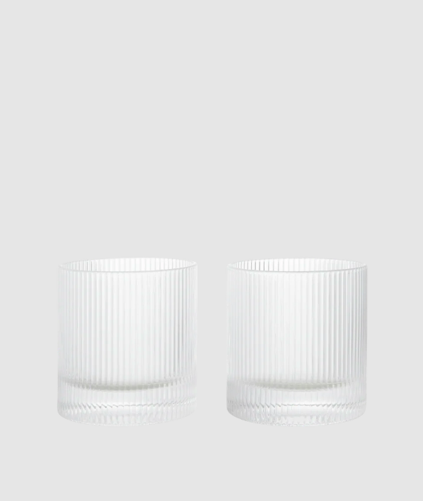 Склянка Ripple Tumbler від Ferm Living (набір 2 шт).