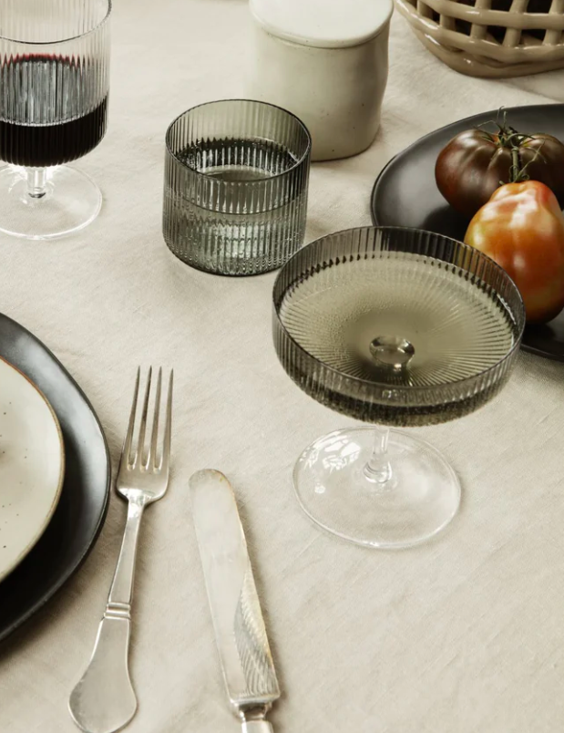 Келихи Ripple Champagne від Ferm Living. (набір 2 шт).