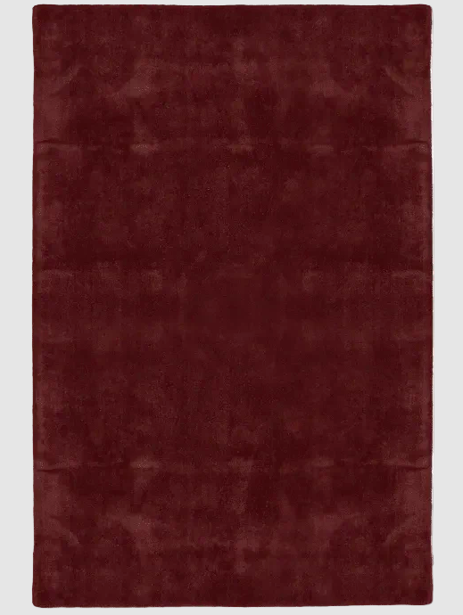 Килим Solid кольору бордо від Classic Collection.