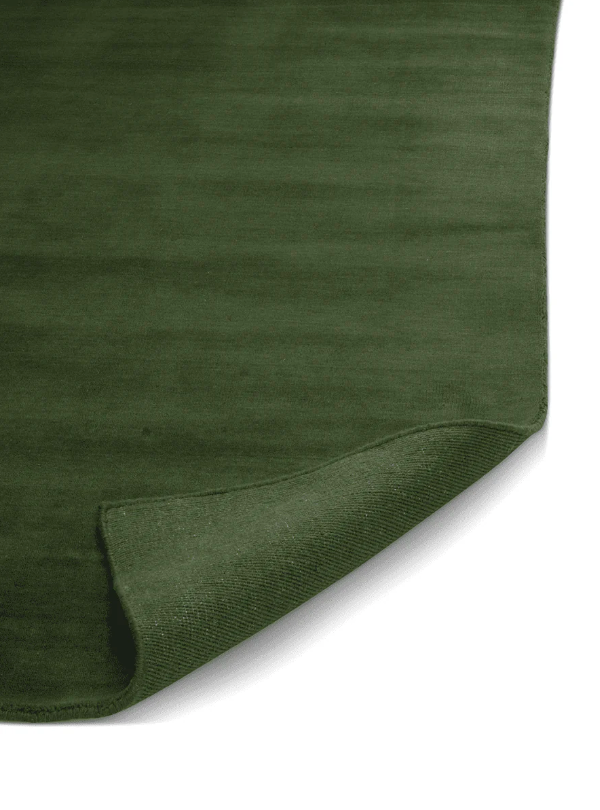 Килим Solid колір лісово-зелений від Classic Collection.