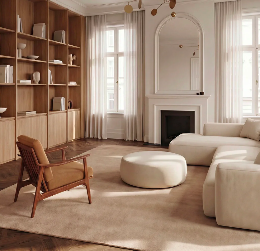 Килим Lobby бежевого кольору від Classic Collection.