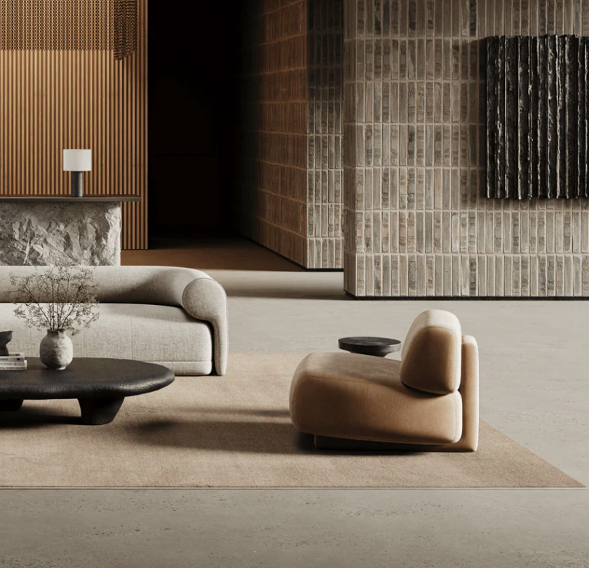 Килим Lobby бежевого кольору від Classic Collection.