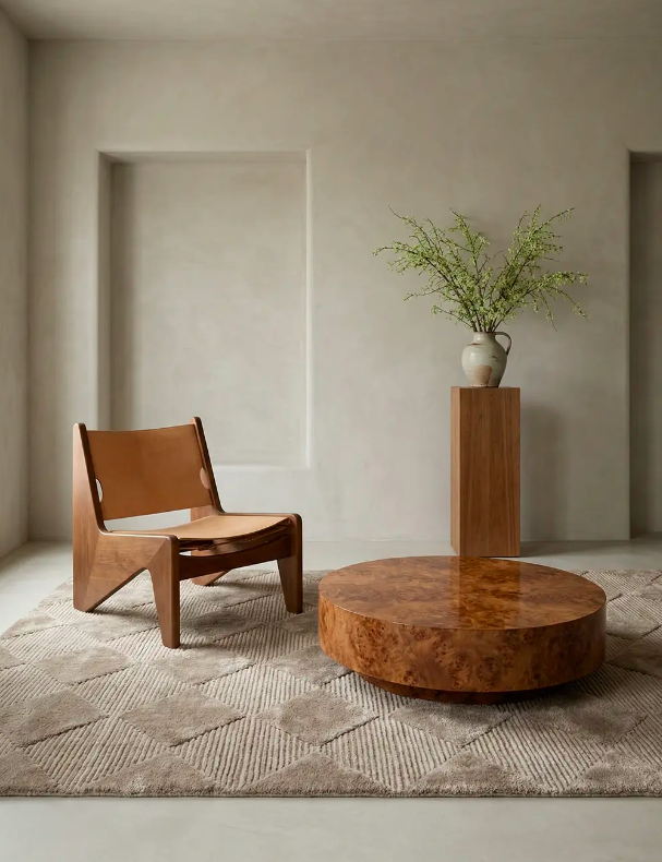 Килим Berber шоколадного кольору від Classic Collection.