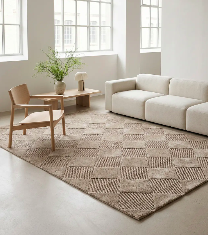 Килим Berber шоколадного кольору від Classic Collection.