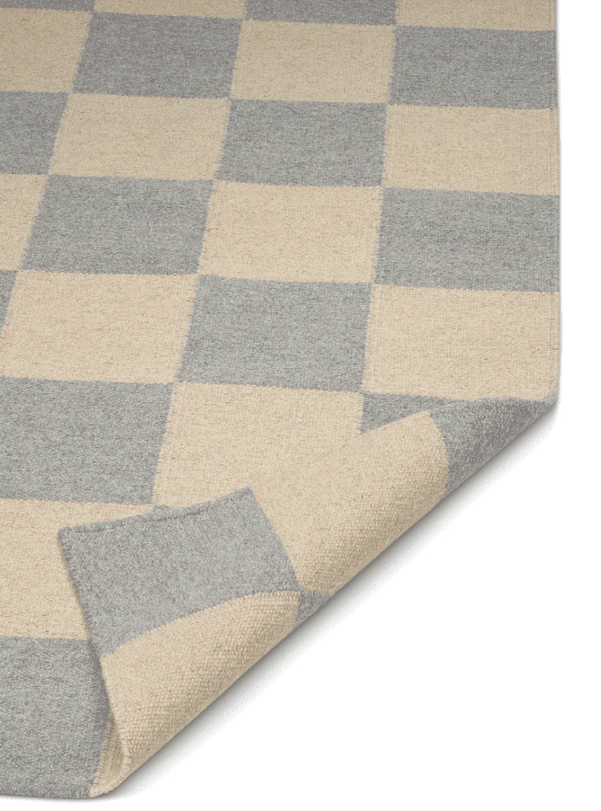 Килим Square сіро-блакитного кольору від Classic Collection.