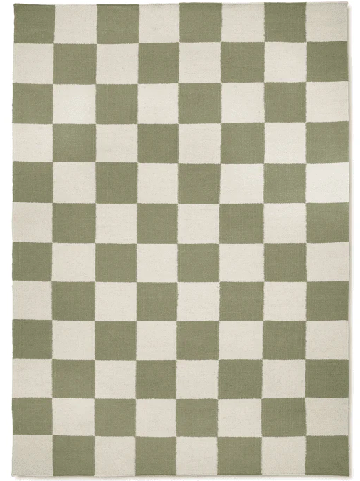 Килим Square зеленого кольору від Classic Collection.