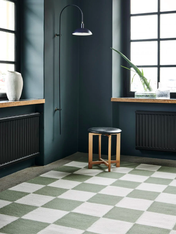 Килим Square зеленого кольору від Classic Collection.