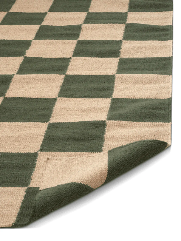 Килим Square колір лісовий-зелений від Classic Collection.