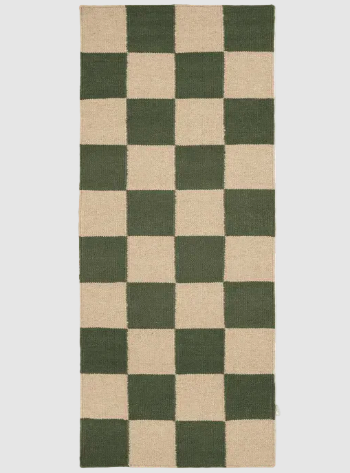 Килим Square колір лісовий-зелений від Classic Collection.