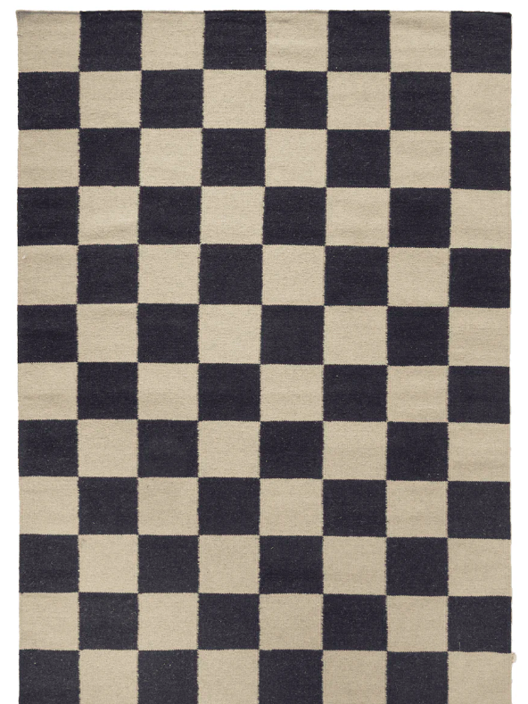Килим Square чорного кольору від Classic Collection.