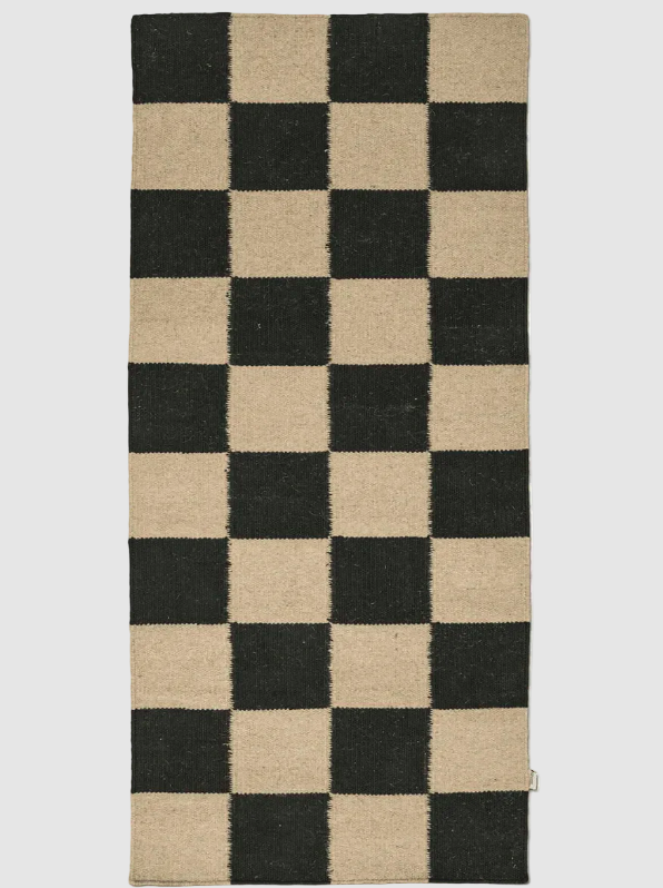 Килим Square чорного кольору від Classic Collection.