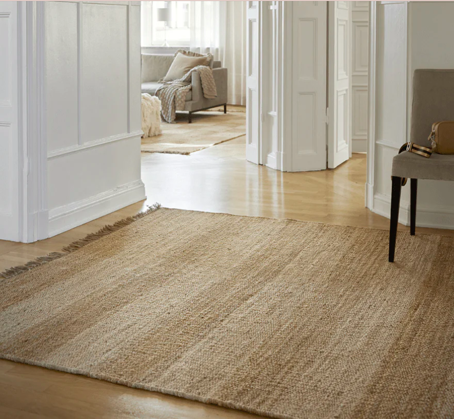 Килим Stripe Jute природного кольору від Classic Collection.