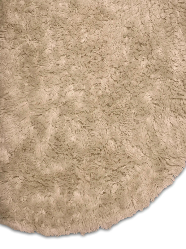 Килим круглої форми Cloudy бежевого кольору від Classic Collection