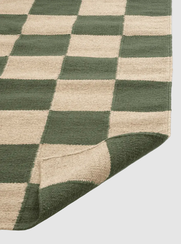 Доріжка Square лісовий-зелений колір від Classic Collection