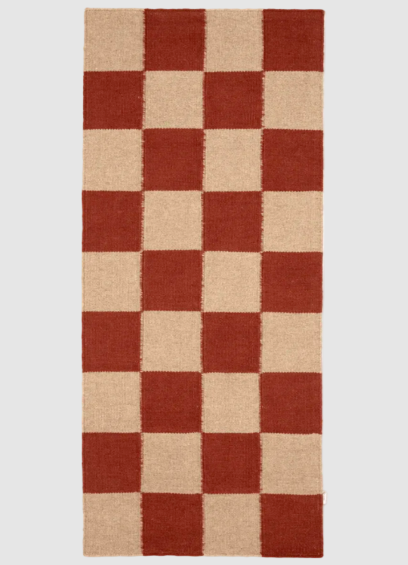 Доріжка Square теракотового кольору від Classic Collection