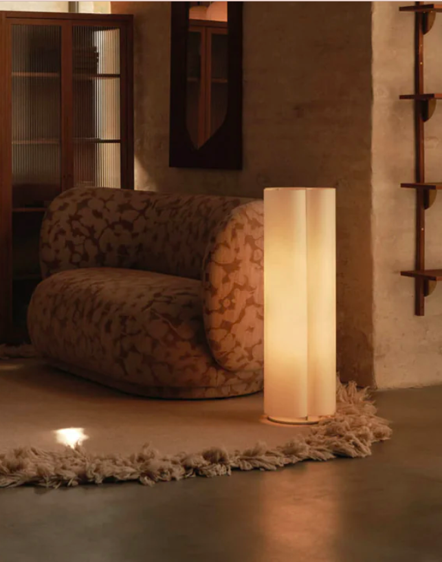 Торшер Boe білого кольору від Ferm Living
