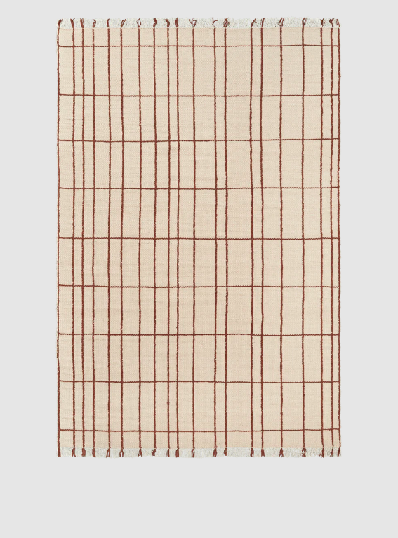 Килим Sen колір коричневий/пергамент від Ferm Living