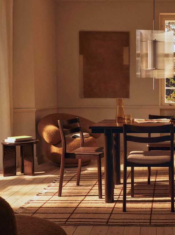 Килим Sen колір коричневий/пергамент від Ferm Living