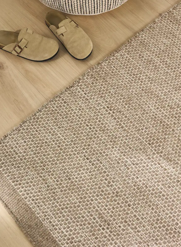 Доріжка Asko сіро-коричневого кольору від Linie Design