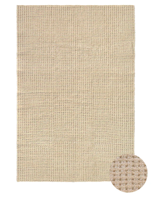 Килим Wool Eden бежевого кольору від Lorena Canals