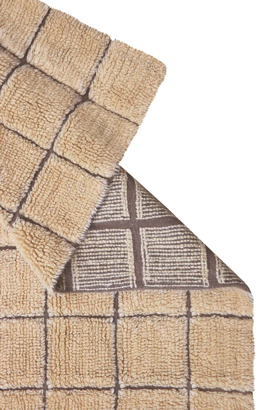 Доріжка Wool Mosaic бурштинового кольору від Lorena Canals