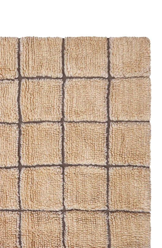 Доріжка Wool Mosaic бурштинового кольору від Lorena Canals
