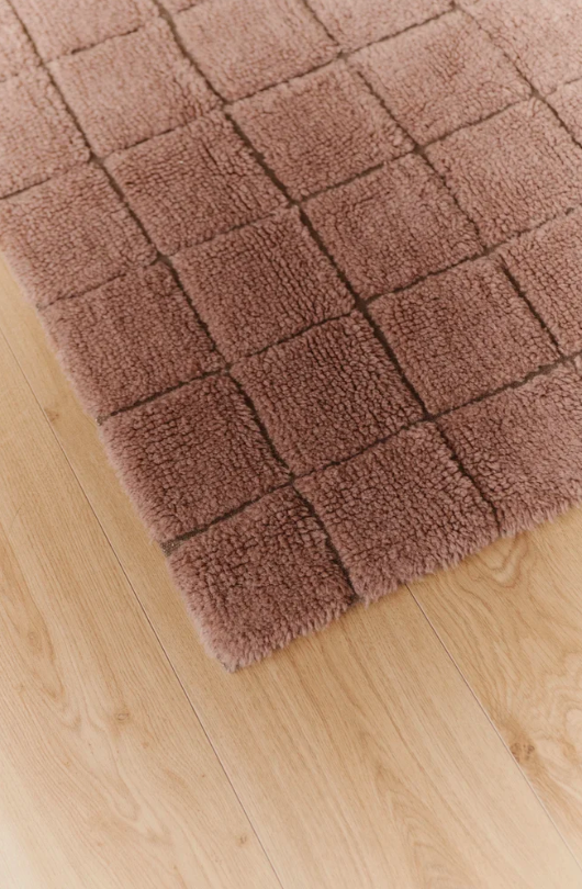 Вовняний килим Wool Mosaic колір кварц від Lorena Canals