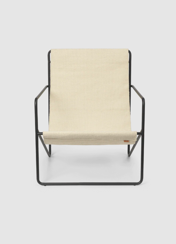 Вуличне крісло Desert Lounge білого кольору від Ferm Living