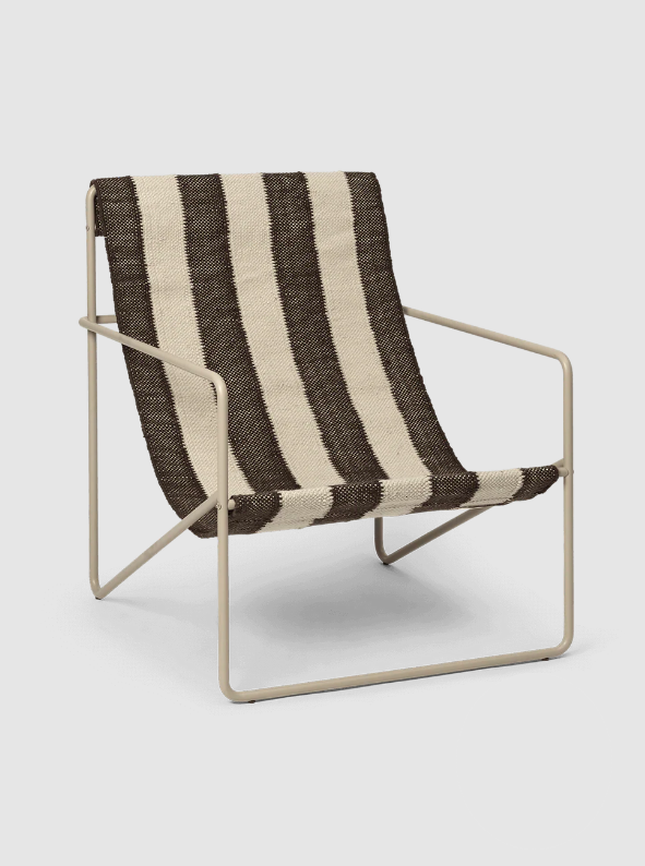 Вуличне крісло Desert Lounge Stripe від Ferm Living