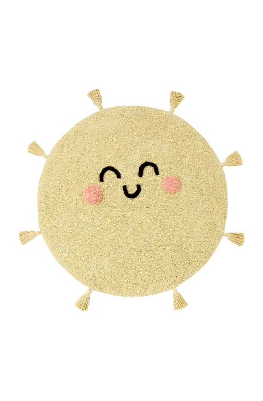 Круглий дитячий килим You’re Me Sunshine від Lorena Canals