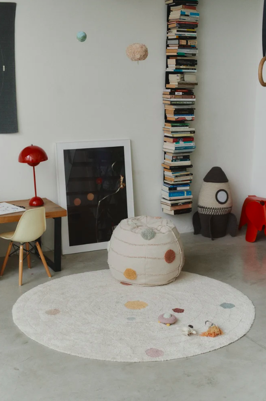 Ігровий килим, круглої форми Solar System від Lorena Canals