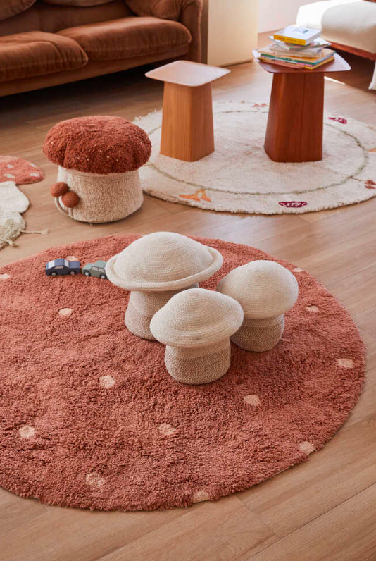 Круглий дитячий килим Round Dot від Lorena Canals