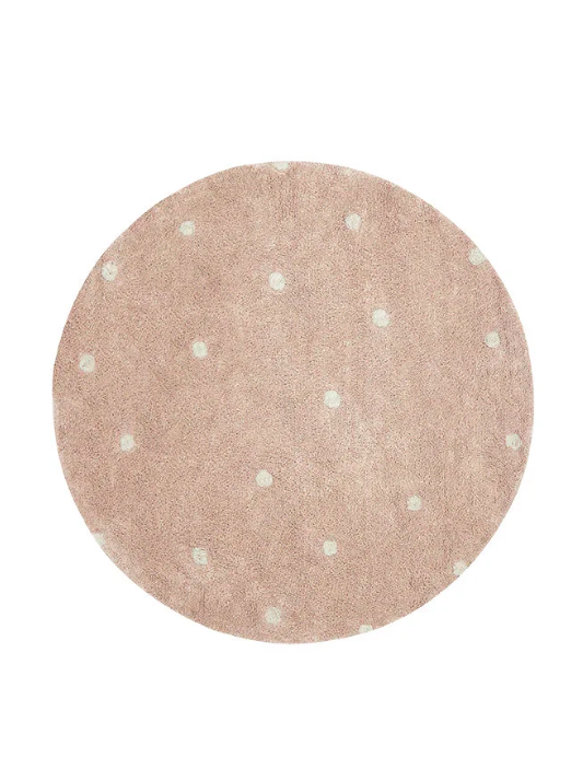 Круглий дитячий килим Round Dot від Lorena Canals