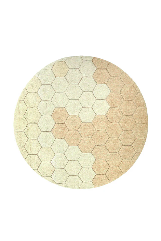 Круглий дитячий килим Honeycomb від Lorena Canals