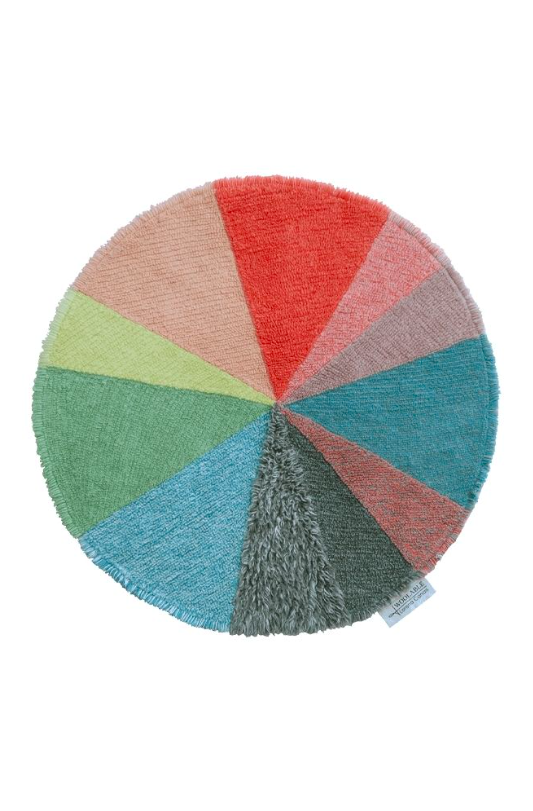 Круглий дитячий килим Pie Chart від Lorena Canals